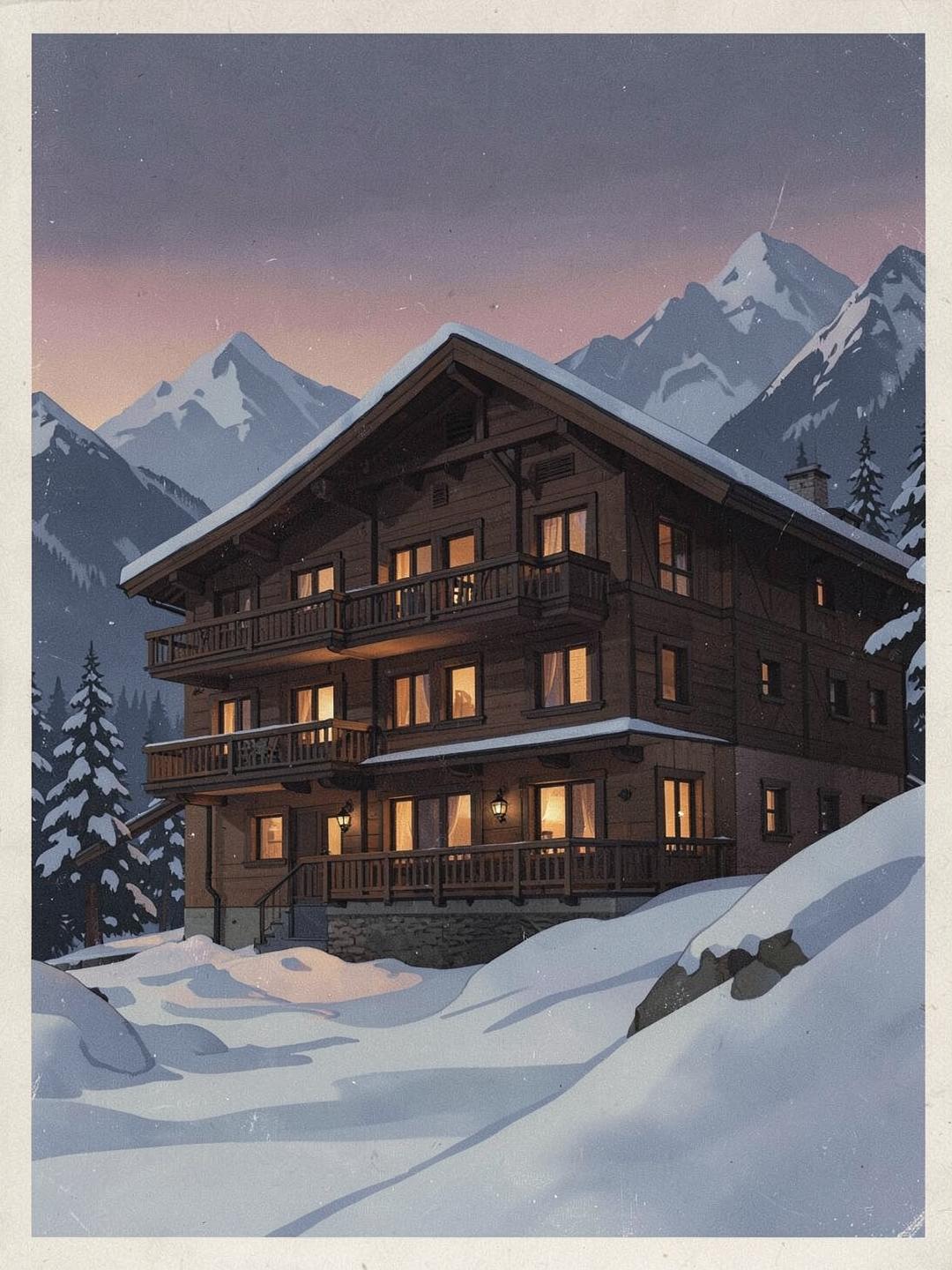 Ski Lodge — Fires worth coming in for.