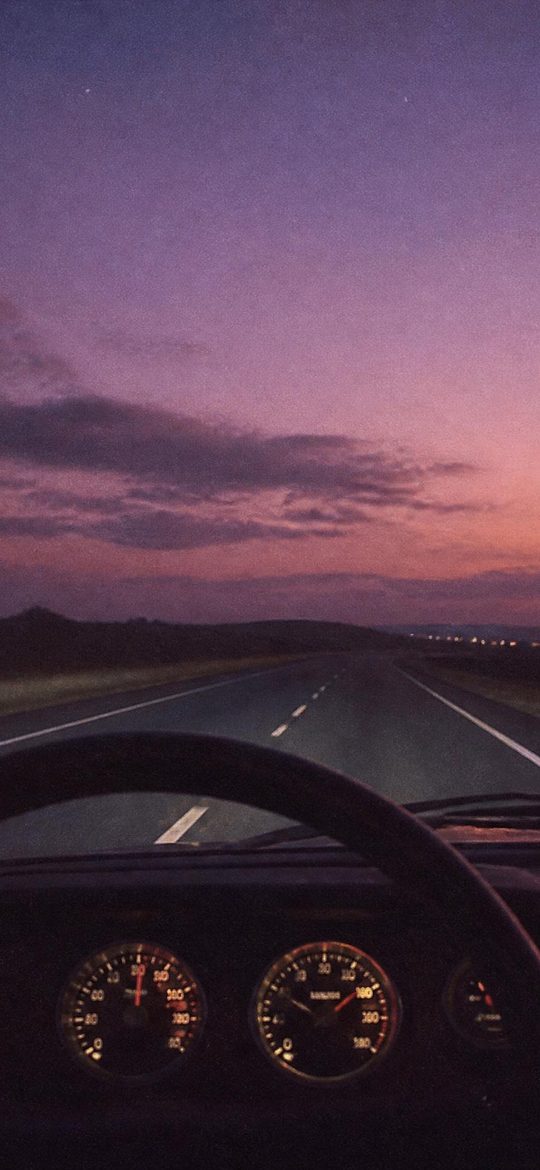 Dashboard, Dusk — phone wallpaper