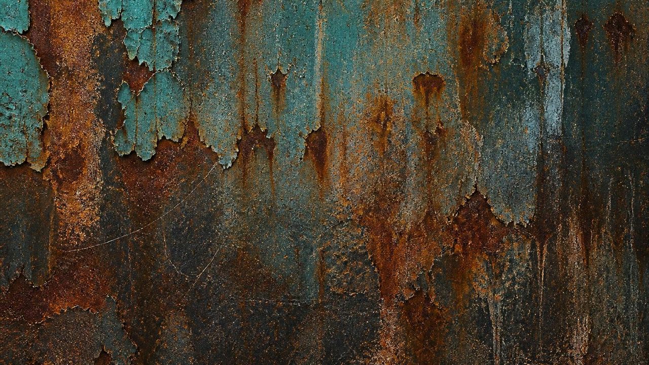 Oxidised Metal — grunge texture wallpapers for desktop