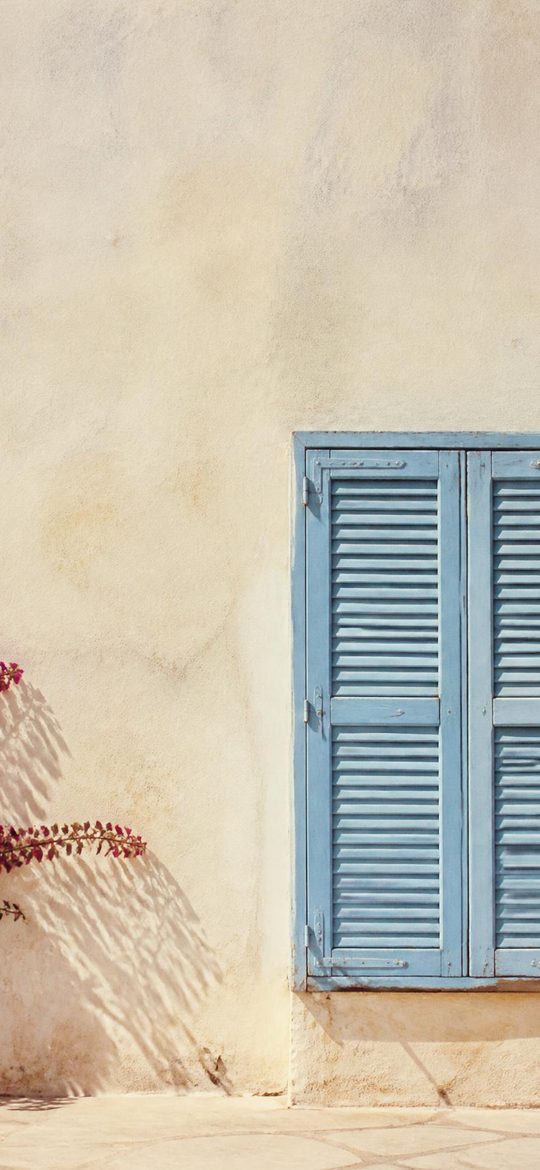 Blue Shutters — phone wallpaper