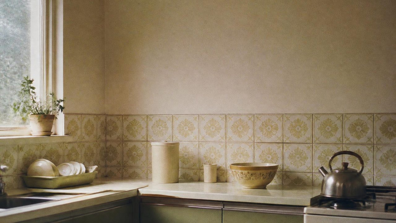 Kitchen, Early — desktop wallpaper from Lo-Fi Home — Vol. 01