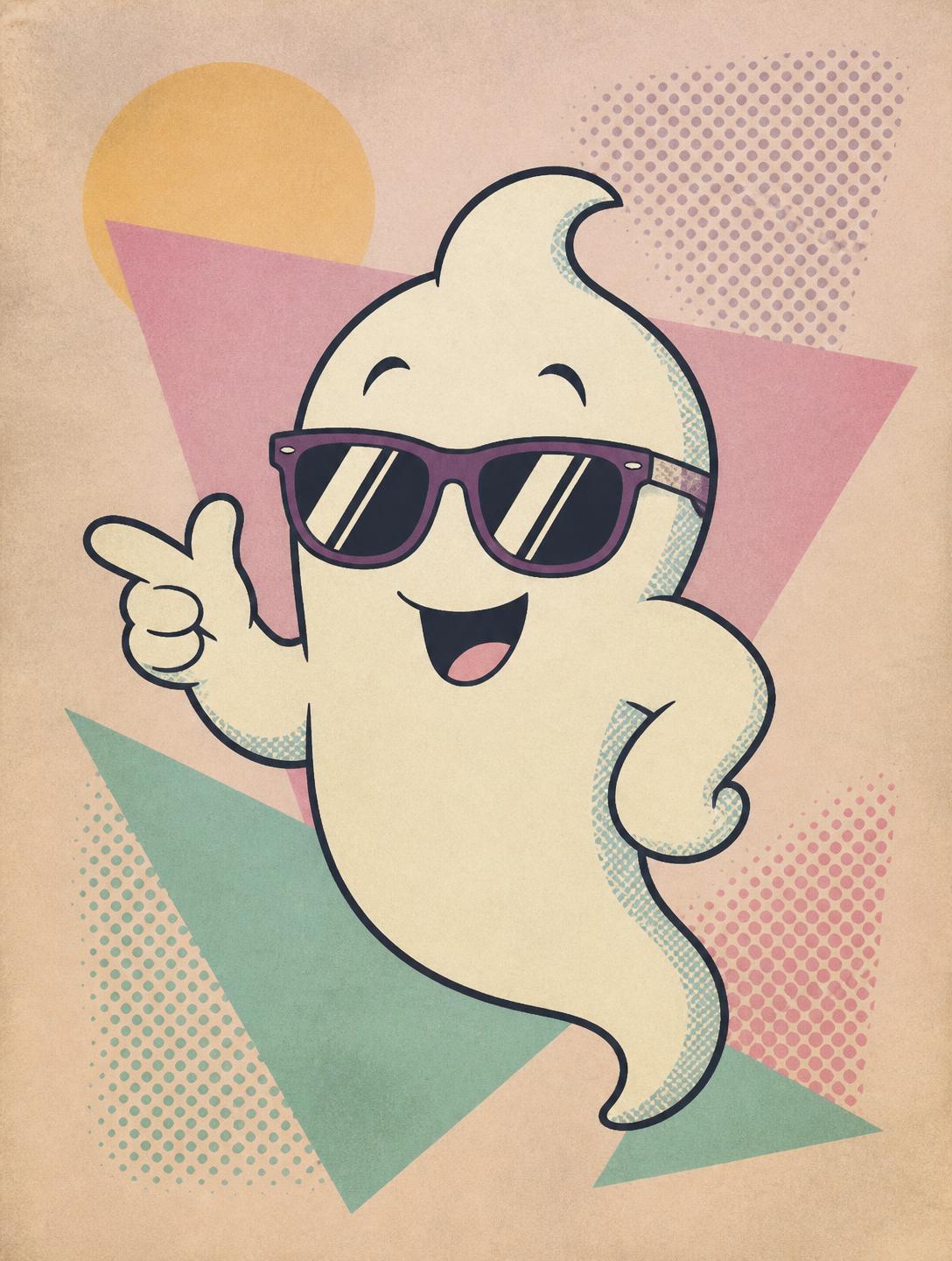 Pop Culture Ghosts — Invented mascots and blank tapes.