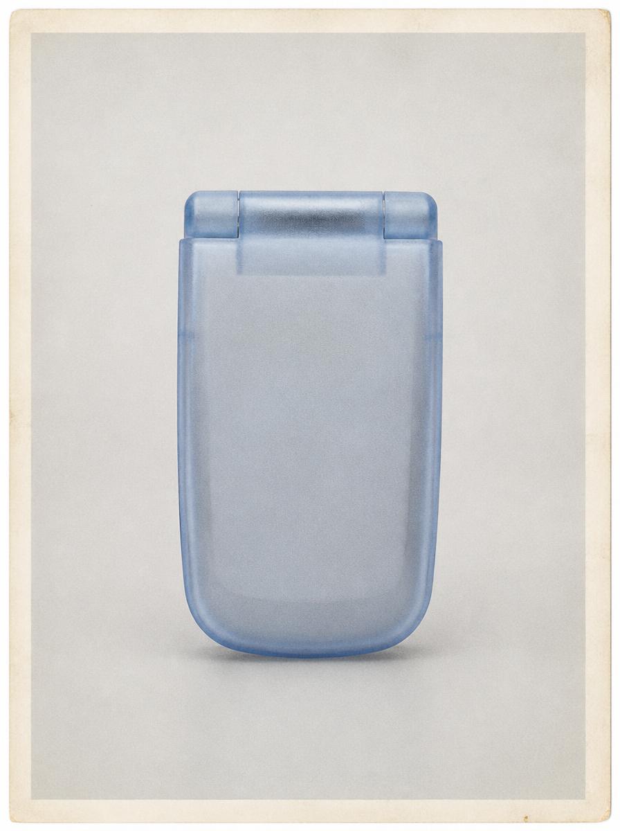 Y2K — Translucent plastic and blank screens.